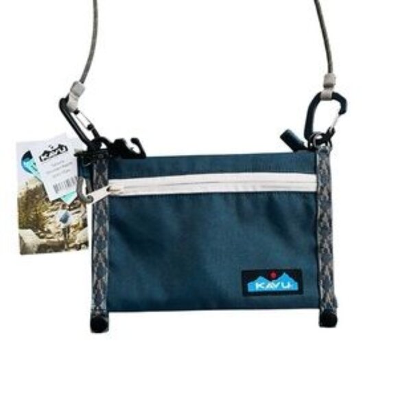 Kavu Tahom Crossbody Bag 2 in 1 Travel Pouch Trail Mix Color NWT - Picture 1 of 8